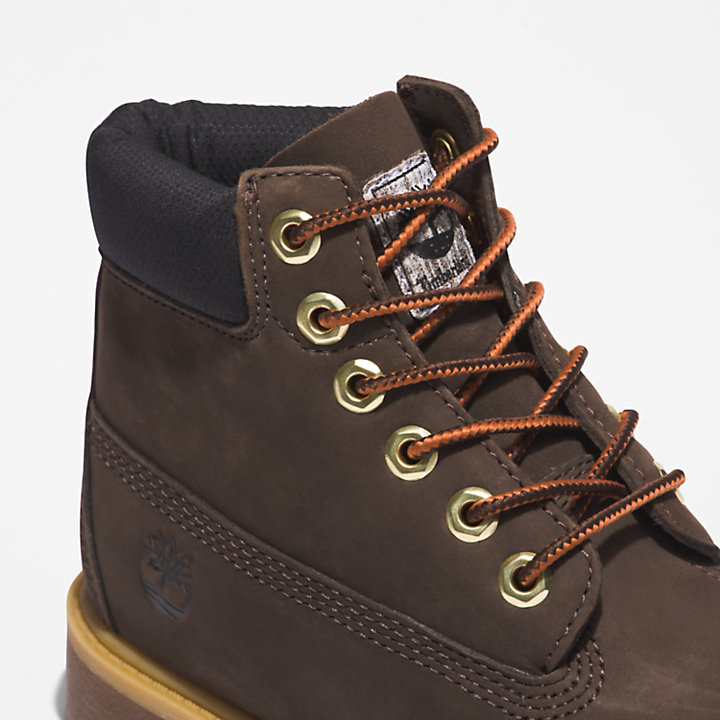 6-inch Boot Timberland® Premium pour enfant en marron foncé-