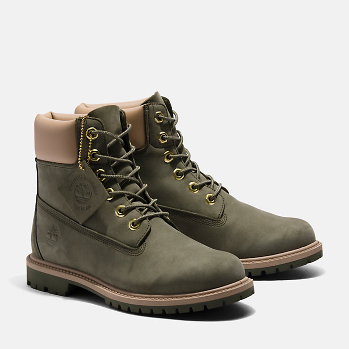 Timberland Heritage 6 Inch Boot for Women in Green | Timberland