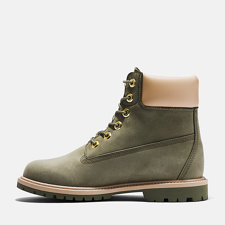 Timberland Heritage 6 Inch Boot for Women in Green