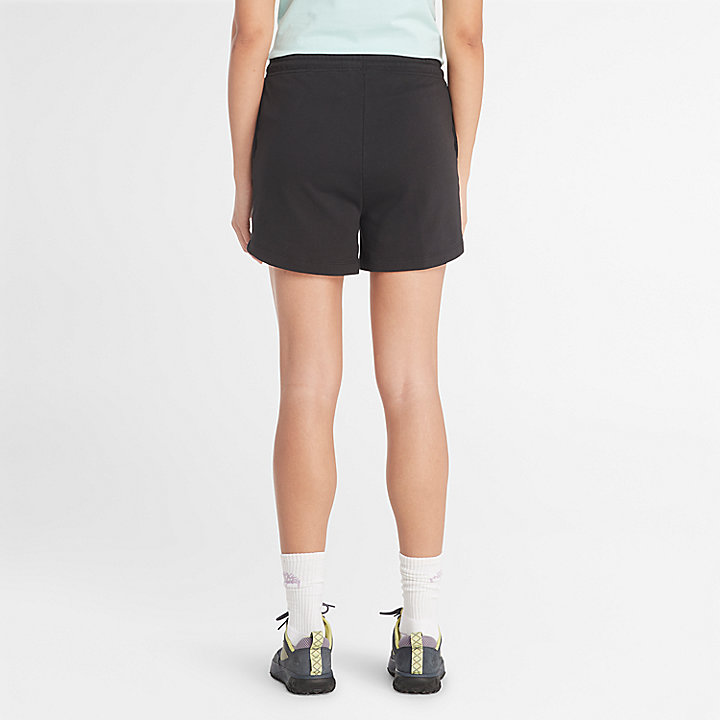 Loopback Shorts for Women in Black