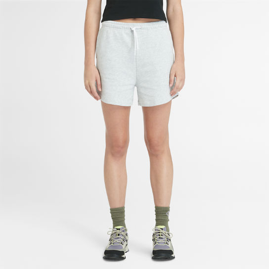 Pantalones cortos de rizo para mujer en gris claro | Timberland