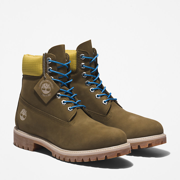 Timberland Premium® 6 Inch Boot for Men in Green/Blue-