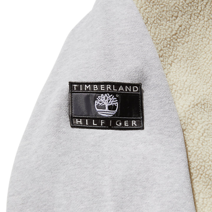 Tommy Hilfiger x Timberland® Re-imagined Hybrid Fleece Jacket in Beige-
