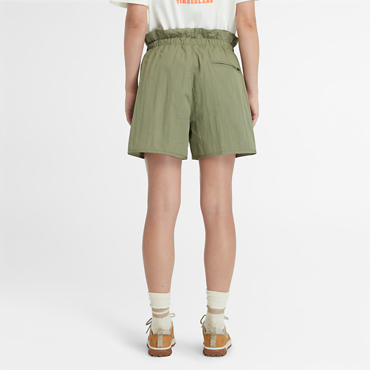 Pantalón corto de estilo militar Summer para mujer en verde-