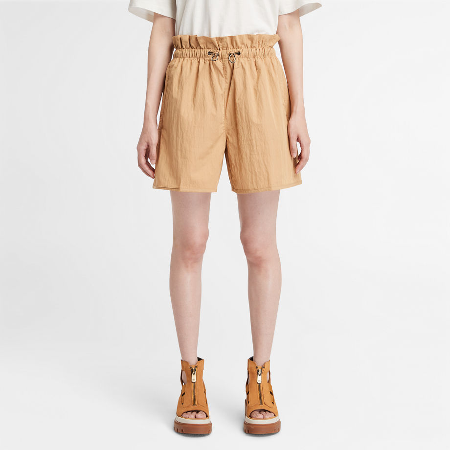 Timberland Utility Summer Shorts For Women In Yellow Yellow