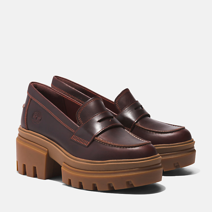Loafer Shoe for Women in Dark Brown-
