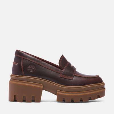 Timberland Loafer Shoe For Women In Dark Brown Brown