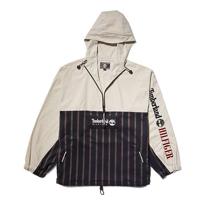 Tommy Hilfiger x Timberland® Re-Imagined Striped Overshirt in Blue-