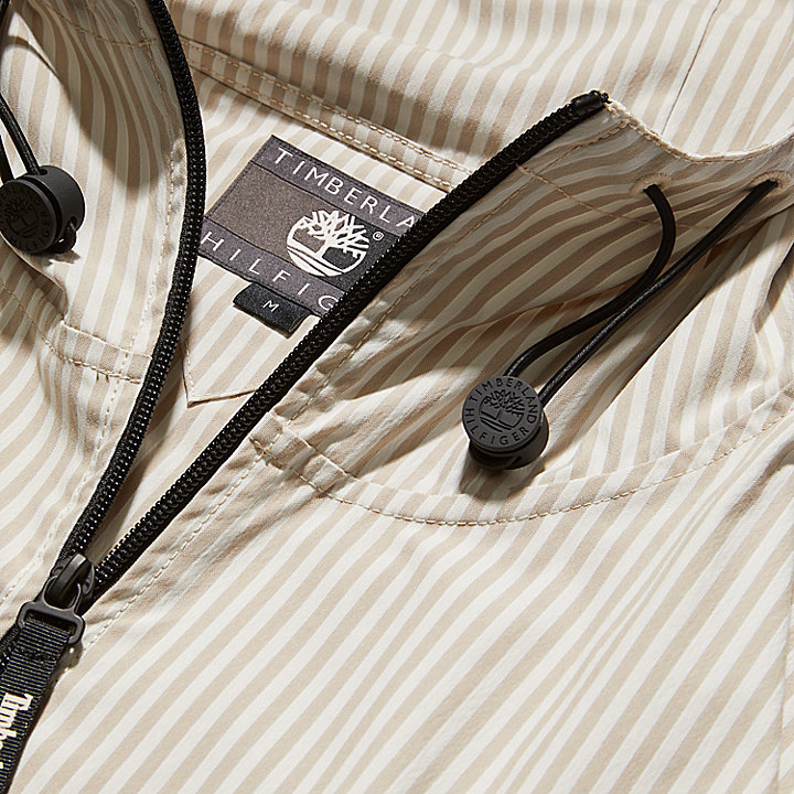 Tommy Hilfiger x Timberland® Re-Imagined Striped Overshirt in Blue