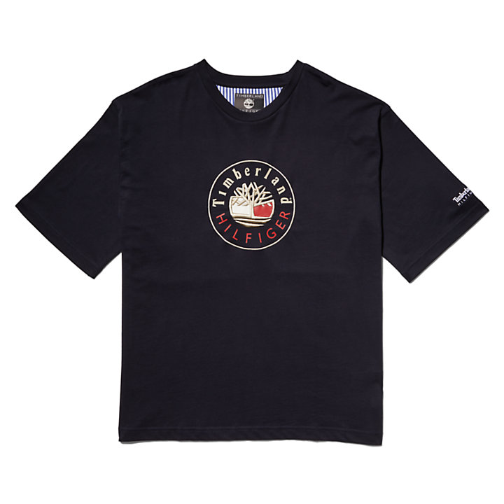 Tommy Hilfiger x Timberland® Re-imagined Logo T-shirt in Blue-
