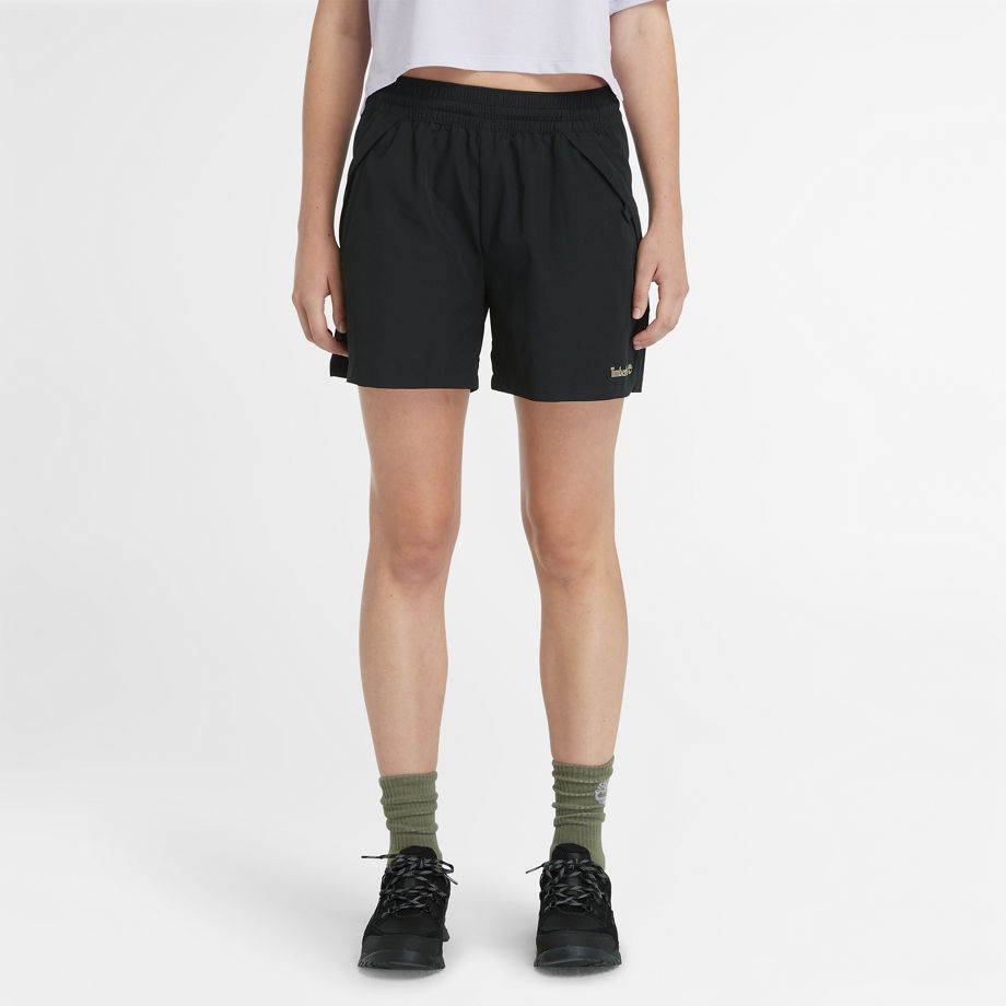 Timberland Quick Dry Shorts For Women In Black Black, Size XL