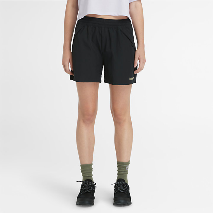 Quick Dry Shorts for Women in Black-