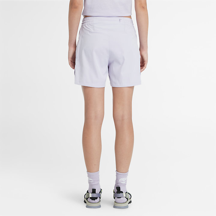 Quick Dry Shorts for Women in Purple-