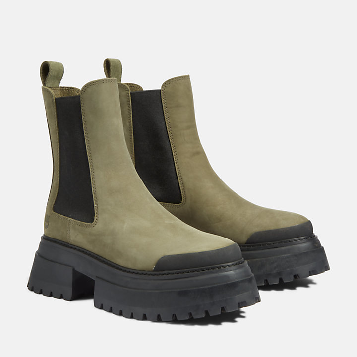 Timberland® Sky Chelsea-boots voor dames in donkergroen-