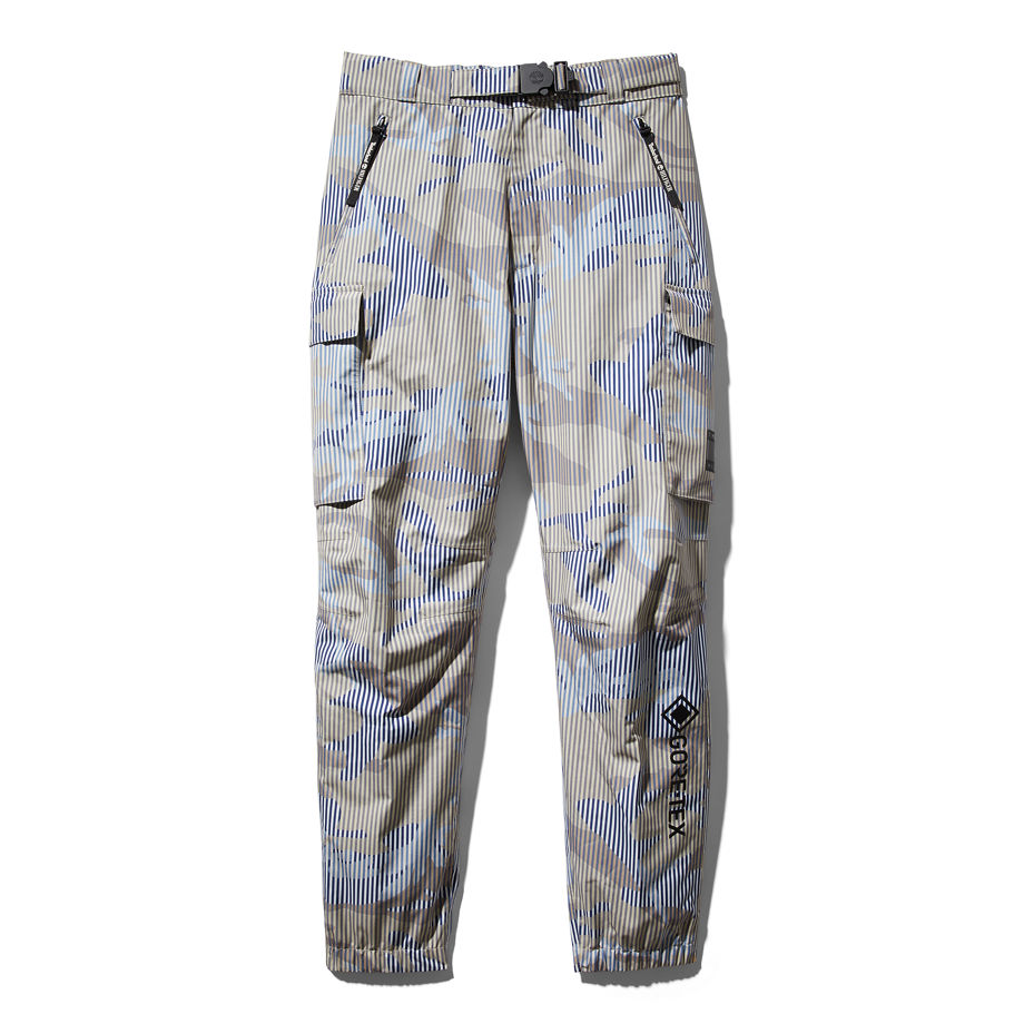 Tommy Hilfiger X Timberland Re-imagined Gore-tex Trousers In Camo Camo Men, Size XL