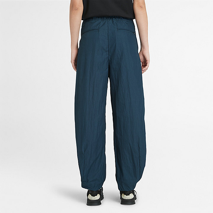 Utility Summer Balloon Trousers for Women in Navy