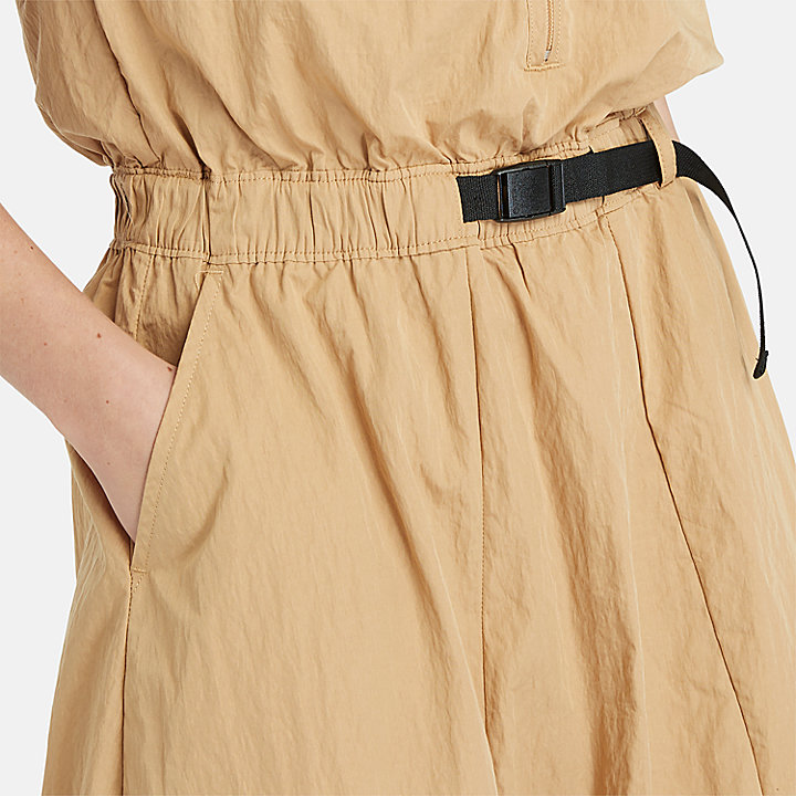 Utility Summer Dress for Women in Yellow