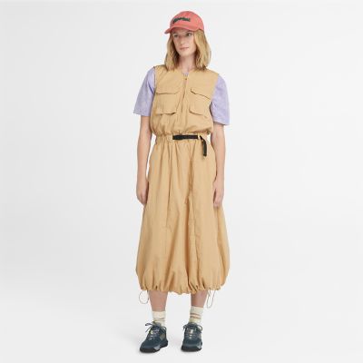 Timberland Utility Summer Dress For Women In Yellow Yellow