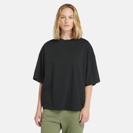 Camiseta extragrande para mujer en negro | Timberland