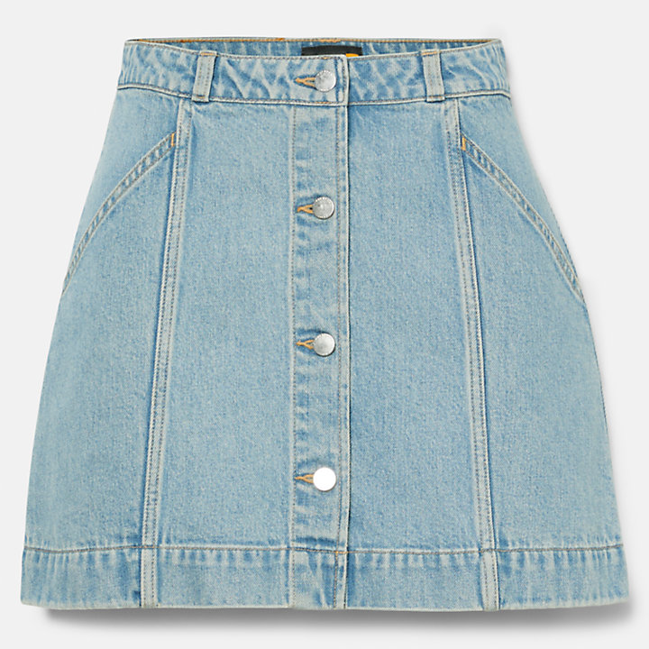 Refibra™ Denim Skirt for Women in Blue-