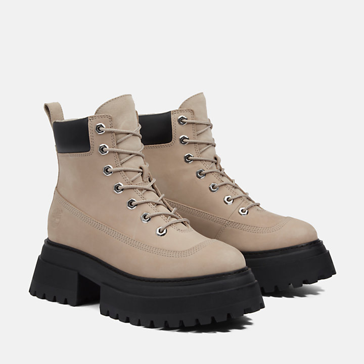 Timberland® Sky 6 Inch Lace-up Boot for Women in Beige-