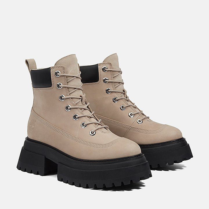 Timberland® Sky 6 Inch Lace-up Boot for Women in Beige