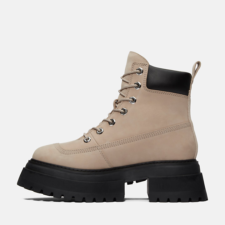 Timberland® Sky 6 Inch Lace-up Boot for Women in Beige | Timberland