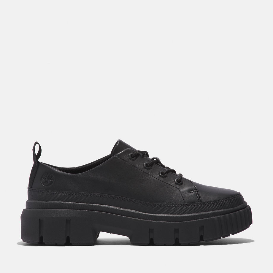 timberland chaussure à lacets greyfield pour femme en noir noir, taille 41.5