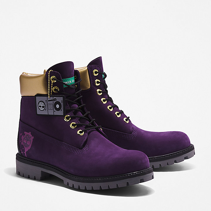 6-inch Boots Hip Hop Royalty Timberland® Premium imperméables pour homme en violet foncé