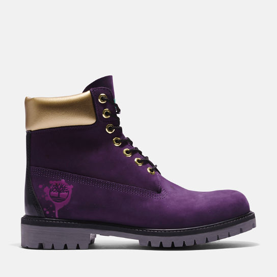 6-inch Boots Hip Hop Royalty Timberland® Premium imperméables pour homme en violet foncé | Timberland