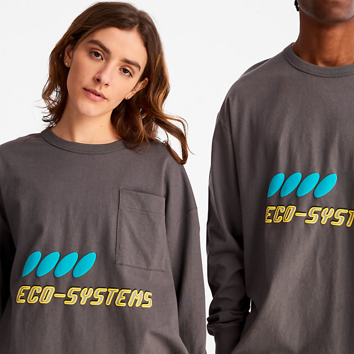 Bee Line x Timberland® T-shirt met lange mouwen in grijs-