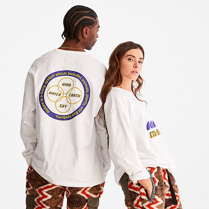 Bee Line x Timberland® Long-sleeved T-Shirt in White