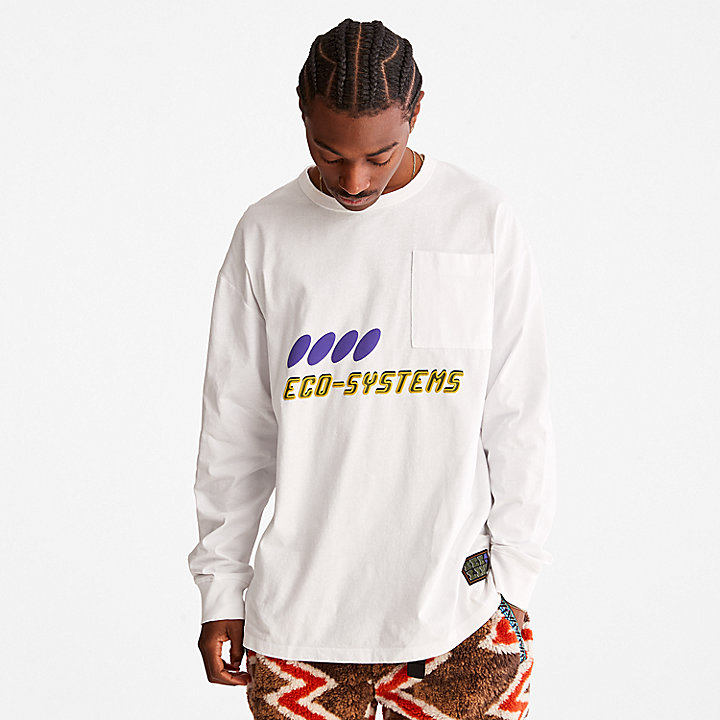 Bee Line x Timberland® Long-sleeved T-Shirt in White