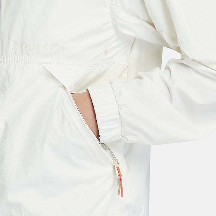 Windjacke mit UV-Schutz für Damen in Weiß