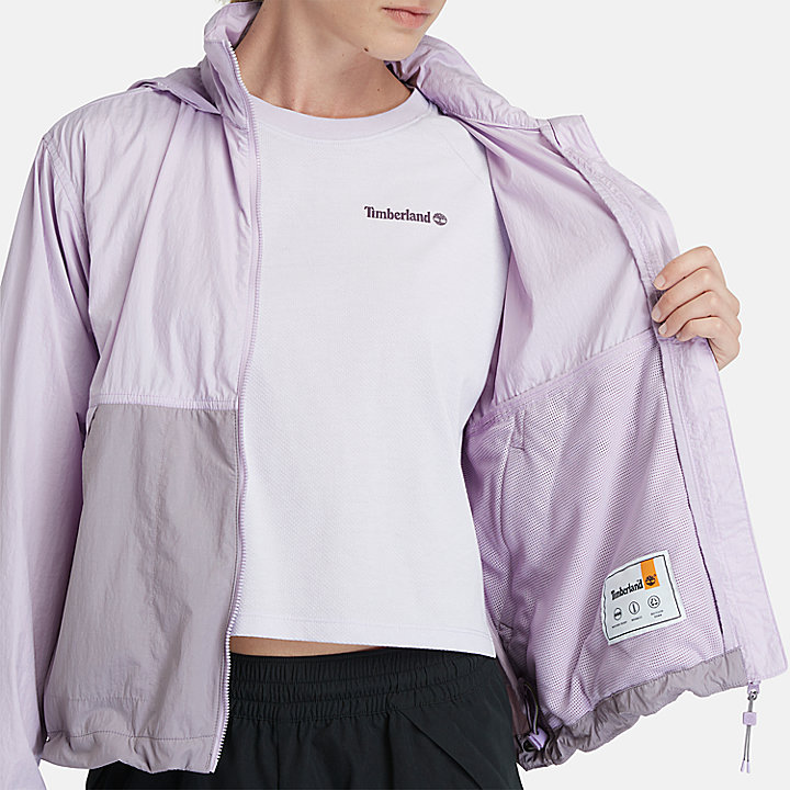 Windjacke mit UV-Schutz für Damen in Violett