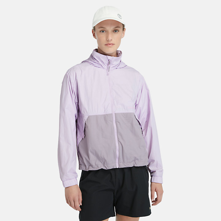 Windjacke mit UV-Schutz für Damen in Violett-