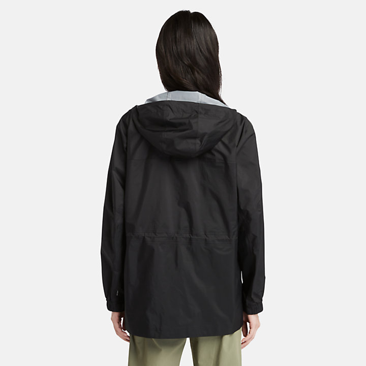 Jenness Waterproof Packable Jacket for Women in Black-