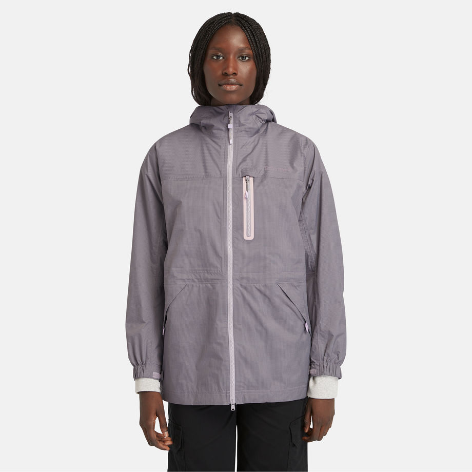 Timberland Jenness Waterproof Packable Jacket For Women In Purple Purple, Size L