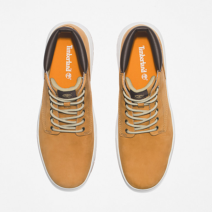 Maple Grove Leather Chukka for Men in Yellow | Timberland