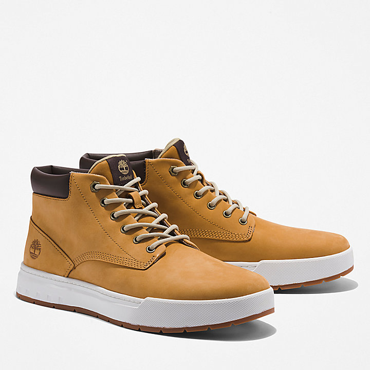 Maple Grove Leather Chukka for Men in Yellow