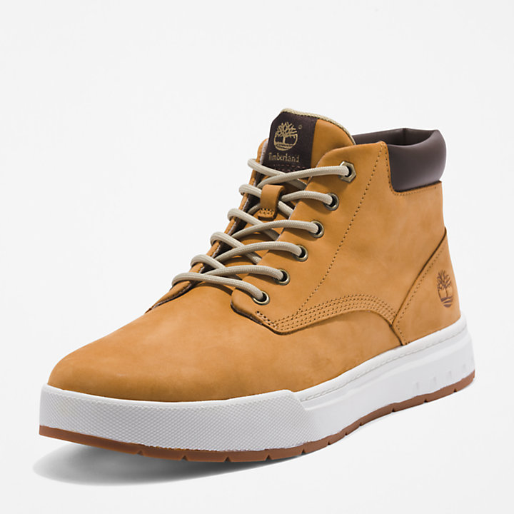 Maple Grove Leather Chukka for Men in Yellow-