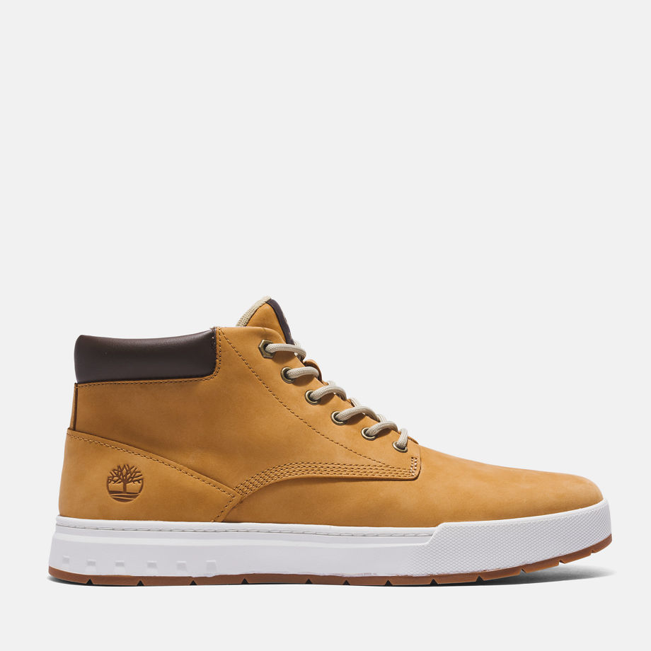 Timberland Maple Grove Leather Chukka For Men In Yellow Yellow