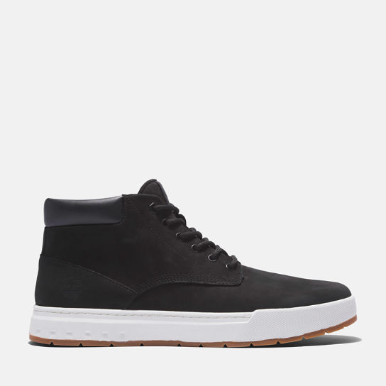 Maple Grove Leather Chukka for Men in Black | Timberland