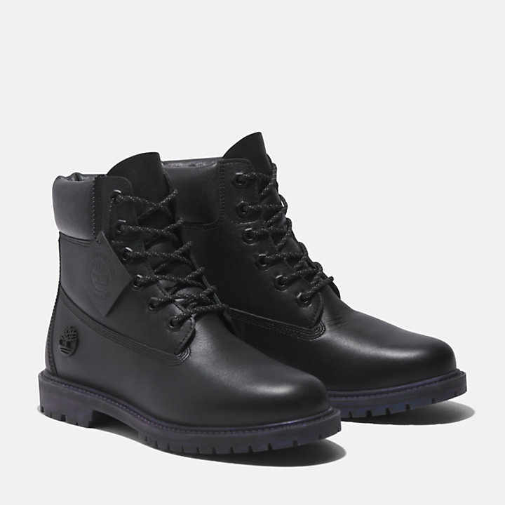 Timberland® Premium 6 Inch Waterproof Boots voor dames in zwart-