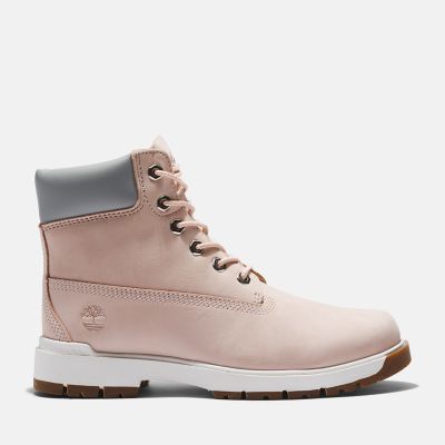 Timberland Tree Vault 6 Inch Boot For Junior In Pink Light Pink Kids