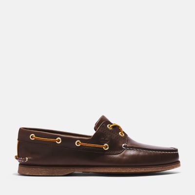 Timberland Classic Boat Shoe For Men In Dark Brown Full Grain Dark Brown