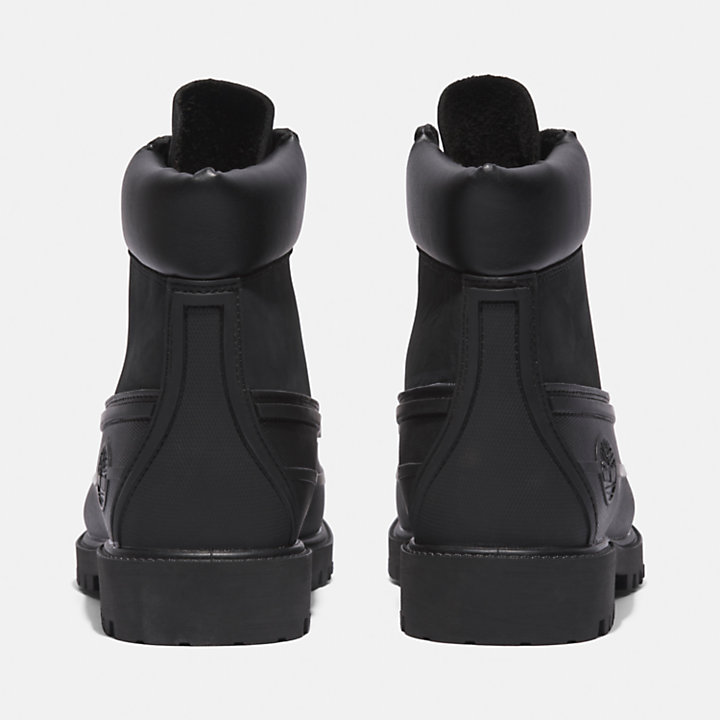 Timberland® Heritage 6 Inch Boot met rubberen neus voor heren in zwart-