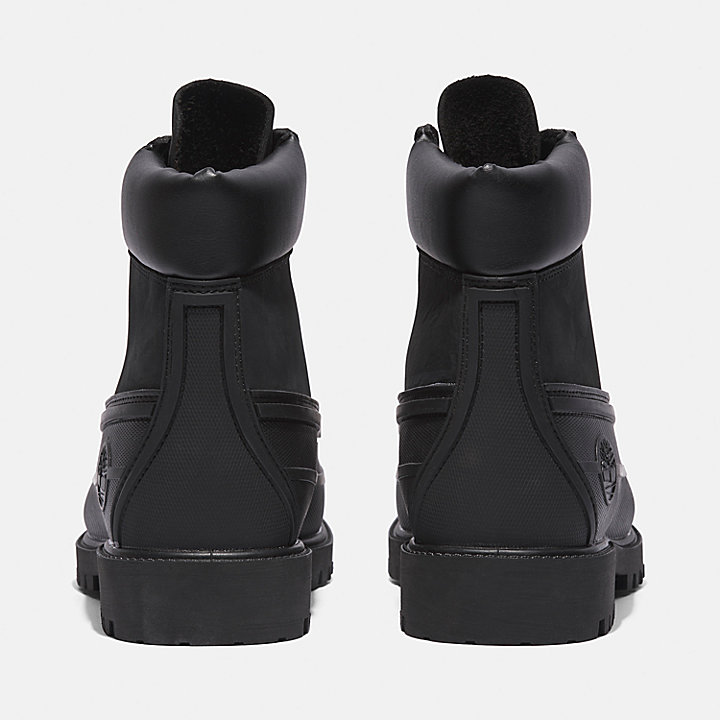 Timberland® Heritage 6 Inch Boot met rubberen neus voor heren in zwart