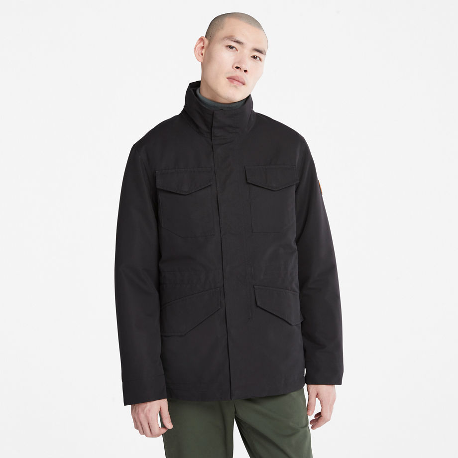 Timberland 3-in-1 Rain Jacket For Men In Black Black, Size L