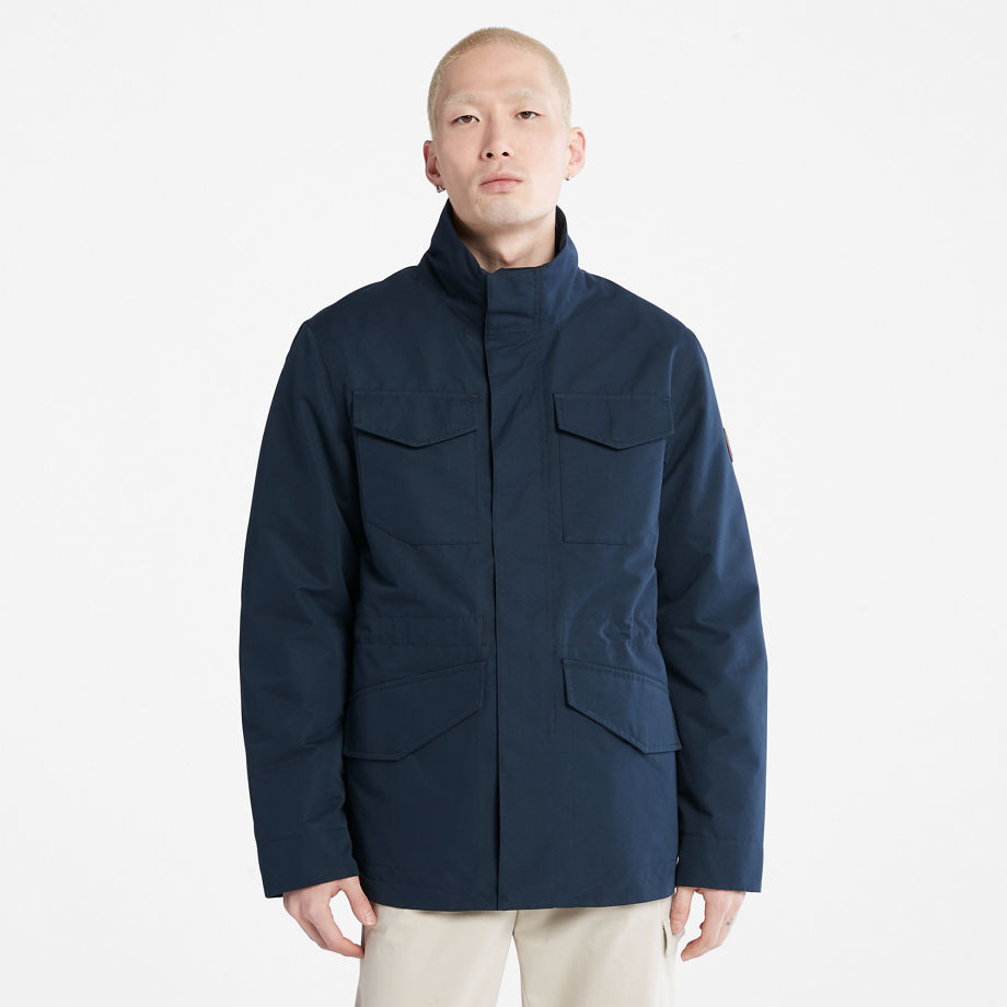 Timberland 3-in-1 Rain Jacket For Men In Navy Dark Blue, Size S